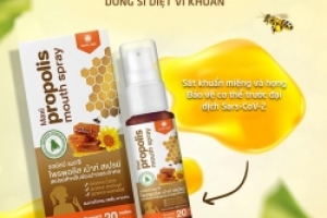 XỊT HỌNG KEO ONG ROYAL BEE - SÁT KHUẨN HỌNG PHÒNG NGỪA COVID-19