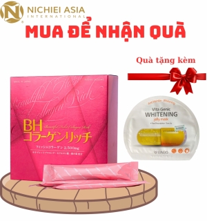 Bột Collagen Thủy Phân Của Nhật Beauty Habit Collagen Rich Nichiei 30 gói
