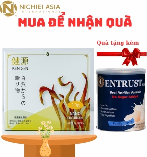Nano Fucoidan Kengen Nhật Bản dạng bột 60 gói