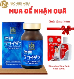 Viên uống Fucoidan Okinawa của Nhật 180 viên