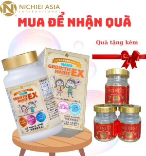 Viên Uống Tăng Chiều Cao Của Nhật Nano Growth Habit EX Nichiei hộp 120 viên