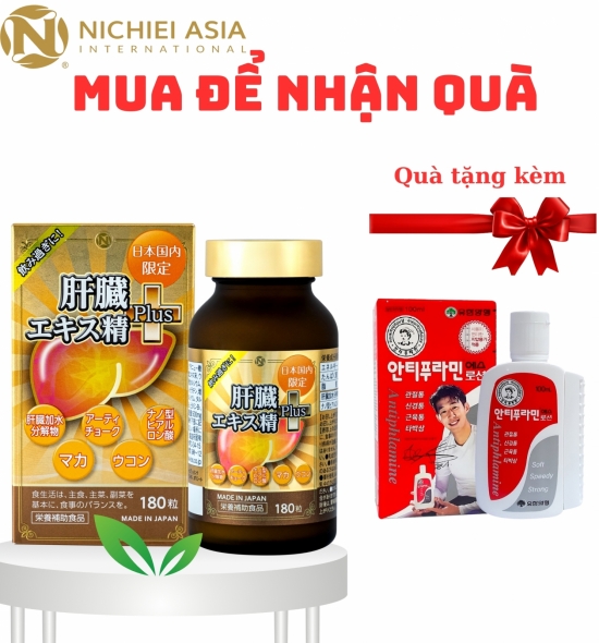 Viên uống bổ gan Liver Hydrolysate Plus 180 viên Nhật Bản
