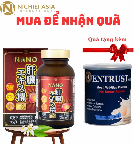 Viên uống bổ gan Nano Liver Hydrolyzate EX 330 viên