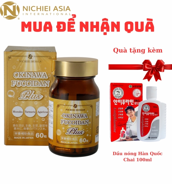 Viên uống Fucoidan Okinawa Plus của Nhật 60 viên